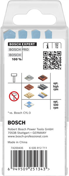 EXPERT HEX-9 Multi Construction Bohrer-Set, D= 4 / 5 / 6 / 6 / 8 mm, 5-tlg. Produktbild img3 L