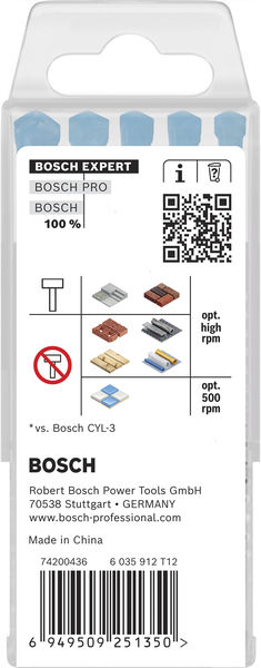 EXPERT HEX-9 Multi Construction Bohrer-Set, D= 5,5 / 6 / 6 / 7 / 8 mm, 5-tlg. Produktbild img3 L