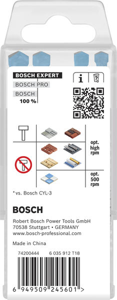 EXPERT HEX-9 Multi Construction Bohrer-Set, 5,5/6/7/8x100 mm, 4-tlg. Produktbild img3 L