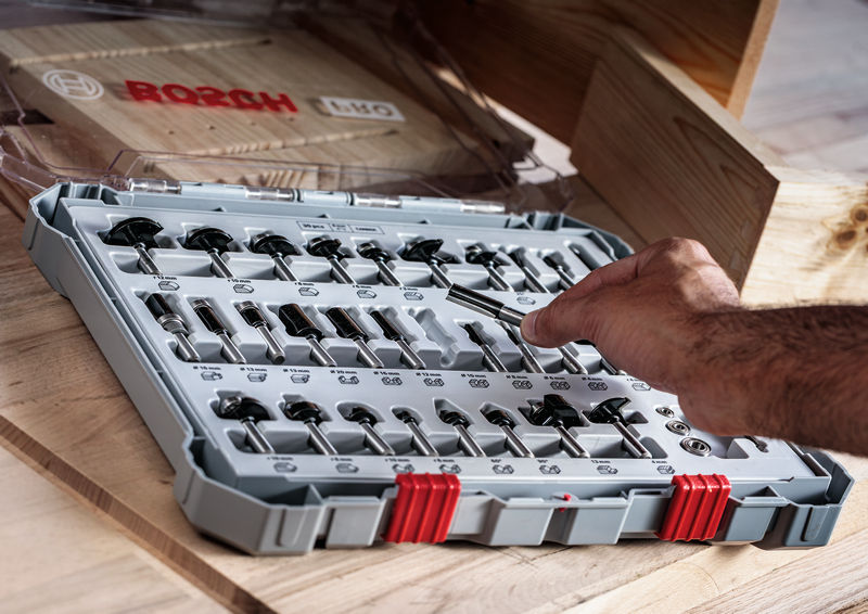 PRO Nutfräser- Set, gemischt, Schaft 6&nbsp;mm, 30-tlg Produktbild img9 L