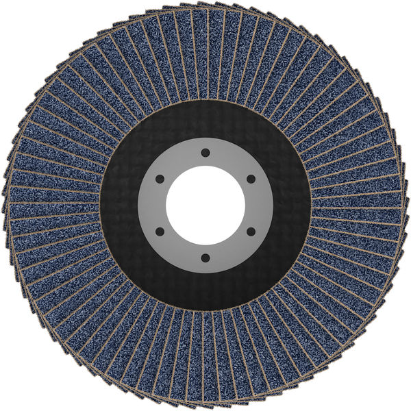 X451 Fächerschleifscheibe, 115 x 22,23&nbsp;mm, K120, Z27, 60-tlg Produktbild img2 L
