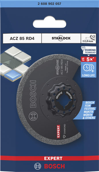 EXPERT ACZ 85 RD4 Grout Segment Blade, 85&nbsp;mm Produktbild img2 L
