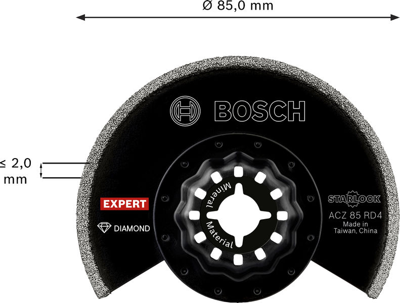 EXPERT ACZ 85 RD4 Grout Segment Blade, 85&nbsp;mm, 10-tlg. Produktbild img4 L