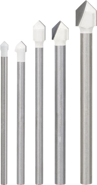CYL-9 Ceramic Fliesenbohrer Set, 4/5/6/8/10&nbsp;mm, 5-tlg. Produktbild img1 L