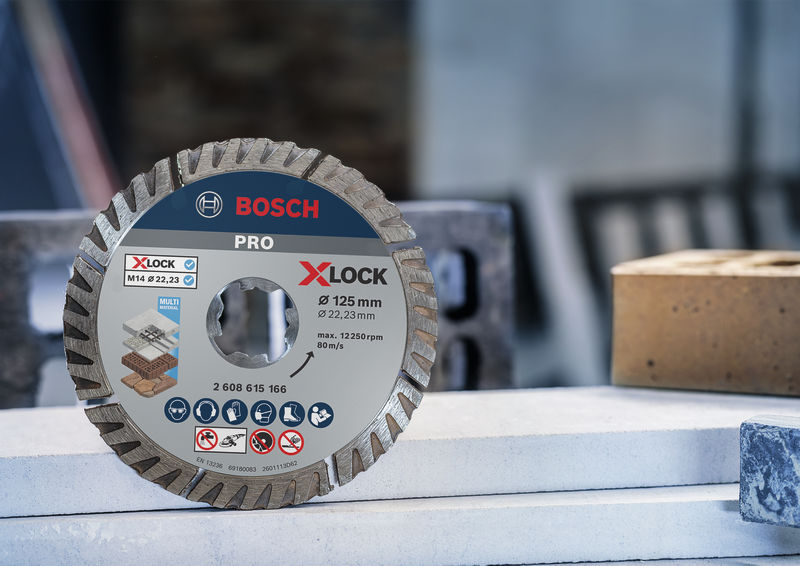 PRO Multi Material X-Lock Diamanttrennscheibe, 125 x 22,23&nbsp;mm, 22,23&nbsp;mm Produktbild img12 L
