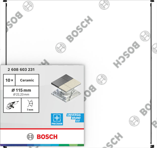 Ceramic Trennscheibe, 115 x 7&nbsp;mm, Bohrung 22,23 mm, 10-tlg. Produktbild img3 L