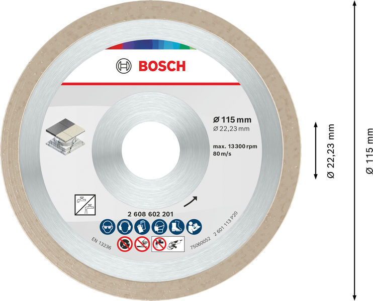 Ceramic Trennscheibe, 115 x 7&nbsp;mm, Bohrung 22,23&nbsp;mm Produktbild img5 L