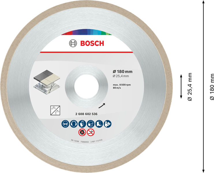 Ceramic Trennscheibe, 180 x 7&nbsp;mm, Bohrung 25,4&nbsp;mm Produktbild img5 L