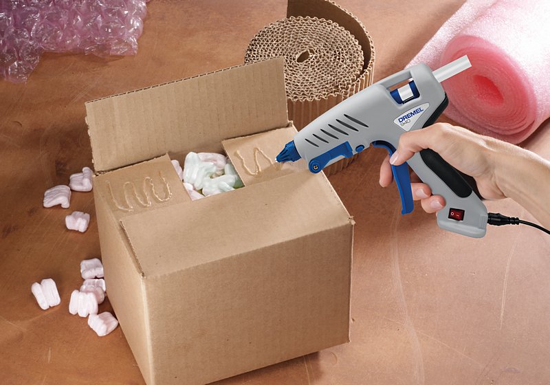 DREMEL® Heißklebepistole 940-3 Kompaktwerkzeug (195 °C) mit 3 Zubehöre Produktbild img2 L