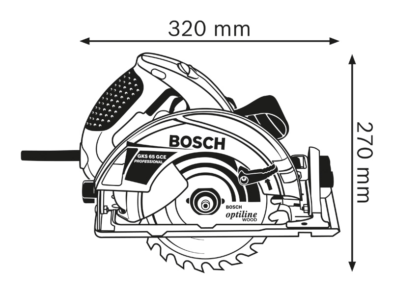 Handkreissäge GKS 65 GCE Produktbild img3 L