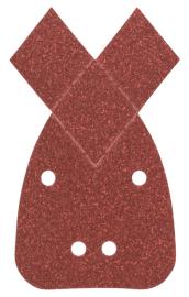 Schleifblatt-Set für Multischleifer, 25-teilig, 4 Löcher, 170x98x20 mm, 80 - 180 Produktbild