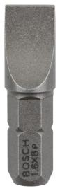 Schrauberbit Extra-Hart S 1,6 x 8,0, 25 mm, 25er-Pack Produktbild