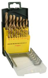19-teiliges HSS-TiN-Metallbohrer-Set Produktbild