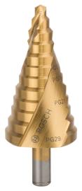Stufenbohrer HSS-TiN, für Kabelverschraubung, 6 - 37 mm, 10 mm, 93 mm, 12 Stufen Produktbild