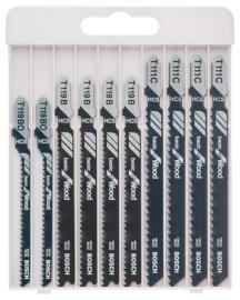 10-tlg. Stichsägeblatt-Set Basic for Wood Produktbild