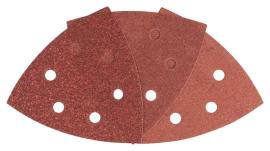 Schleifblatt-Set für Deltaschleifer, 105 mm, 60, 120, 180, 6 Löcher, 25er-Pack Produktbild