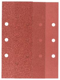 Schwingschleifer-Schleifblatt-Set, 25-teilig, B&D 8-Lochung, 93 x 230 mm, 60-240 Produktbild