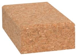 Handschleifklotz, Länge x Breite: 80 x 120 mm, aus Kork, klein Produktbild