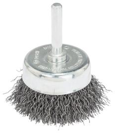 Topfbürste für Bohrmaschinen, gewellter Draht, 50 x 6 mm Produktbild
