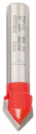 V-Nutfräser Expert for Wood, 8&nbsp;mm, D 12,7&nbsp;mm, L 10&nbsp;mm, G 44,5&nbsp;mm, 90° Produktbild