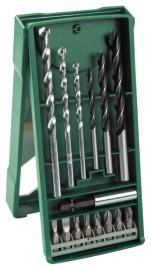 Mini-X-Line Mixed-Set, 15-teilig, 3 Stein-, 3 Holzbohrer, 8 Schrauberbits Produktbild
