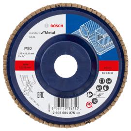 Fächerschleifscheibe X431 Standard for Metal, gerade, 125 mm, 60, Kunststoff Produktbild