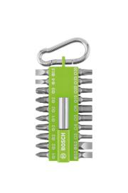 21-teiliges Schrauberbit-Set mit Snap-hook, Hellgrün Produktbild