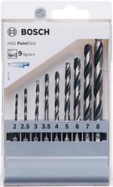 HSS PointTeQ Sechskantbohrer-Set, 9-tlg., 2-8&nbsp;mm Produktbild