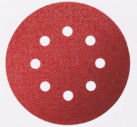 Schleifblatt C430, 115 mm, 60, 120, 240, 8 Löcher, Klett, 6er-Pack Produktbild