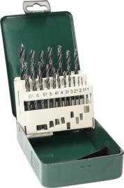 Metallbohrer-Set HSS-R, 19-teilig, 1 - 10 mm, Metallkassette Produktbild