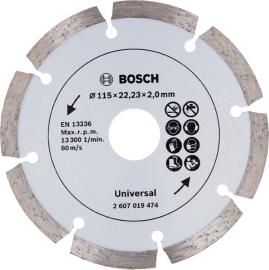 Diamanttrennscheibe für Baumaterial, Durchmesser: 115 mm Produktbild