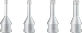 PRO Ceramic Trockenbohrkronen-Set, 6x30, 8x30, 10x30, 12x30&nbsp;mm, M14, 4-tlg. Produktbild