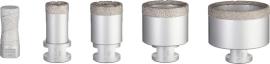 PRO Ceramic Trockenbohrkronen-Set, 68x33/51x33/35x33/25x33/20x33&nbsp;mm, M14, 5-tlg. Produktbild