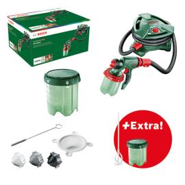 PFS 5000 E + Rührstab + Farbbehälter Produktbild