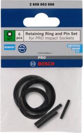 Set mit Haltering und Stift für PRO Impact Steckschlüsseleinsätze,1/2", 6-tlg. Produktbild