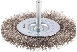 PRO Stainless Steel clean Scheibenbürste, gerader Schaft, 80 x 0,2&nbsp;mm Produktbild