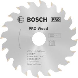 PRO&nbsp;Wood Kreissägeblatt, 85 x 1.1 x 15&nbsp;mm Produktbild