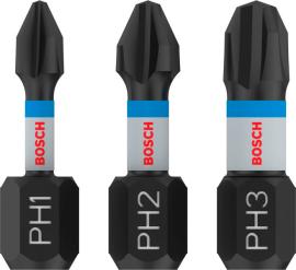 PRO PH Impact Bit Set, 25 mm, 3-tlg Produktbild