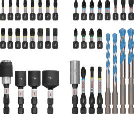 PRO Impact Schrauberbits und Multi Construction Bohrer Set, 40-tlg. Produktbild