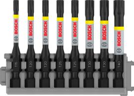 PRO Torx Impact Bit Set, T15; T20(x2); T25(x2); T30(x2); T40, 55&nbsp;mm, 8-tlg. Produktbild