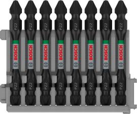PRO Impact Schrauberbit mit Doppelklingen und Pick and Click, PZ2, 65&nbsp;mm, 8-tlg. Produktbild