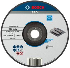 PRO Metal Trennscheibe, 180&nbsp;x&nbsp;3&nbsp;x&nbsp;22.23&nbsp;mm, gekröpft Produktbild