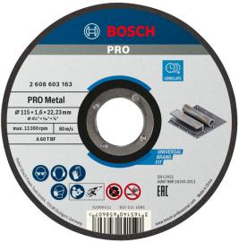PRO Metal Trennscheibe, 115&nbsp;x&nbsp;1.6&nbsp;x&nbsp;22.23&nbsp;mm, gerade Produktbild