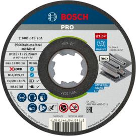 PRO Stainless Steel and Metal X-Lock Trennscheibe, 115&nbsp;x&nbsp;1&nbsp;x&nbsp;22.23&nbsp;mm, gerade Produktbild