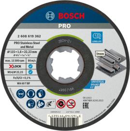 PRO Stainless Steel and Metal X-Lock Trennscheibe, 115&nbsp;x&nbsp;1.6&nbsp;x&nbsp;22.23&nbsp;mm, gerade Produktbild