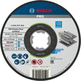PRO Stainless Steel and Metal X-Lock Trennscheibe, 125&nbsp;x&nbsp;1.6&nbsp;x&nbsp;22.23&nbsp;mm, gerade Produktbild