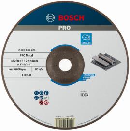 PRO Metal Trennscheibe, 230&nbsp;x&nbsp;3&nbsp;x&nbsp;22.23&nbsp;mm, gekröpft, oSa Produktbild