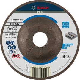 PRO Metal Trennscheibe, 115 x 2,5 x 22,23&nbsp;mm, gekröpft, oSa Produktbild