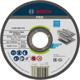 PRO&nbsp;Stainless Steel and Metal Trennscheibe, 115 x 1,6 x 22,23&nbsp;mm, gerade. Produktbild