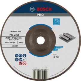 PRO Metal Trennscheibe, 180&nbsp;x&nbsp;3&nbsp;x&nbsp;22.23&nbsp;mm, gekröpft, oSa Produktbild